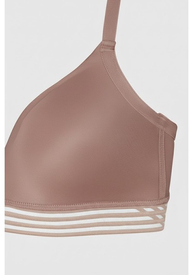 Loya Kadın Koyu Kahve Barbara Balensiz Sütyen Koyu Kahve