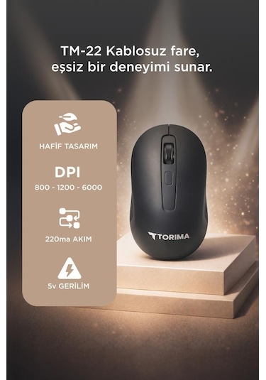 Torima TM22 Kablosuz Optik Mouse