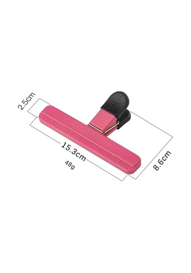 Suntek Fotoğraf Çipi Torbası Klipsi Hava Geçirmez Gıda Pembe