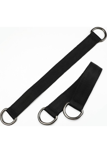 Suntek 2'li Askı Seti 220 Lbs Salıncakları Hamakları Yukarı Siyah