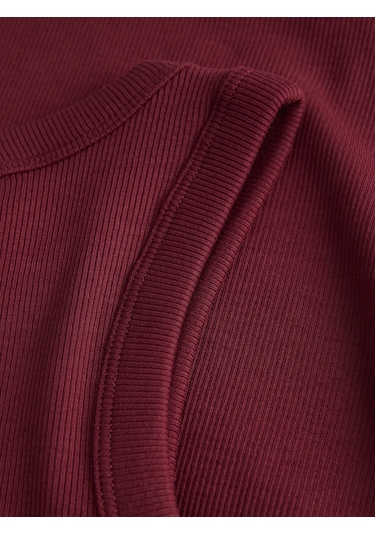 Jack & Jones Kadın Halter Yaka Bluz - Forest - 12224661 Cabernet