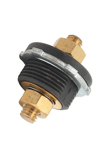 Youtek Araçlar İçin Genel Amaca Uygun 250a Akü Terminal Bağlantısı, 3/8" Bakır Şarj Sütunu, Siyah - , Araç-damper-gemi Uyumlu, Dayanıklı Malzeme