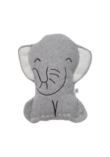 Elephant Bebek Dolgulu Kırlent 35x35 Cm