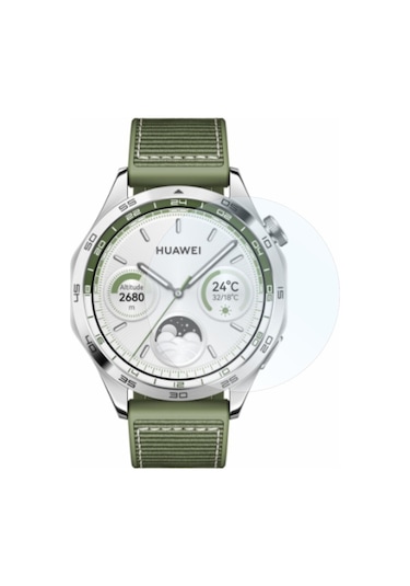 Huawei Gt4 46mm İle Uyumlu 9h Nano Ekran Koruyucu 2 Adet
