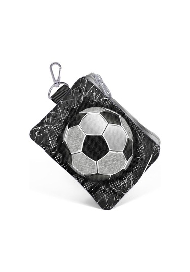 Coral High Kids Futbol Desenli Bozuk Para Çantası 21935 Siyah