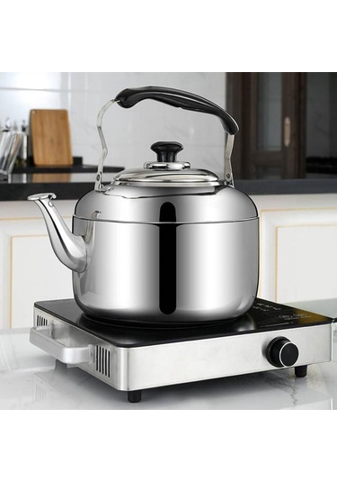 Islık Çayı Su Isıtıcısı, Paslanmaz Çelik Tayt Isıtması Soba Ocak Çelik