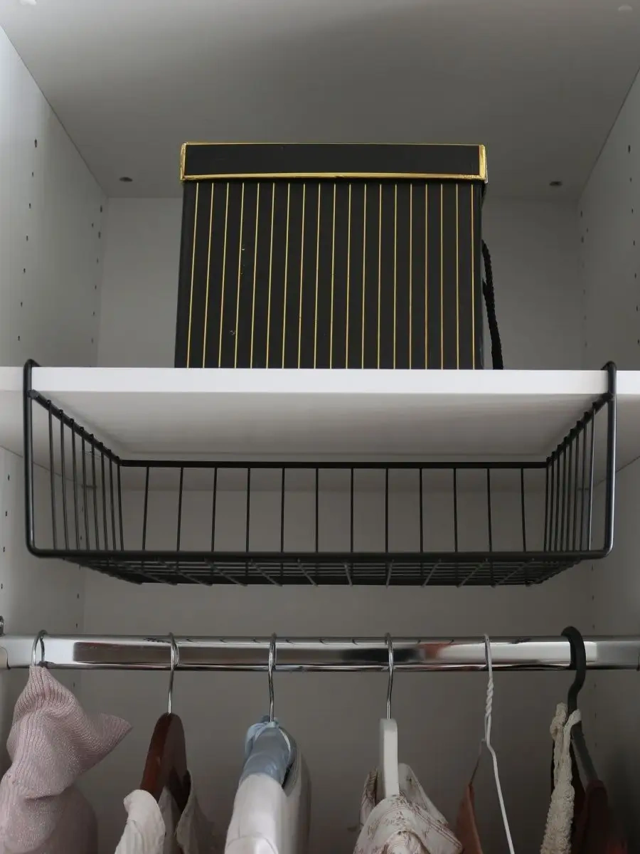 Domersi Mutfağa Metal Askılı Depolama Sepeti 75744275 Siyah