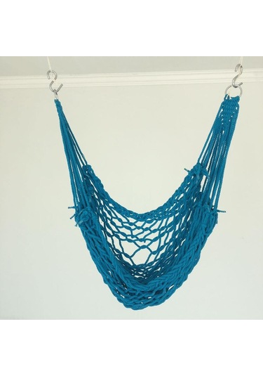 Suntek Magideal Taşınabilir Hamak Salıncak Kamp Halat Sandalye Ev Mavi