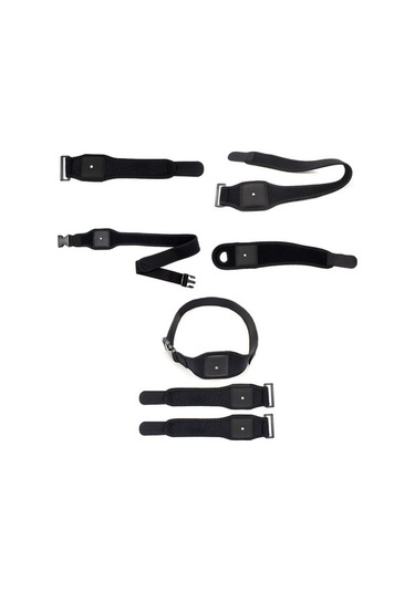 Tongxida Htc Vive Tracker Vr Oyun Askı Aksesuarları, 2 Bileklik + 1 Kemer, Merserize Kumaş, Neopren, Naylon, Meta