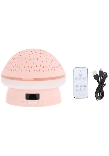 Suntek Led Projektör Işığı Usb Yıldızlı Okyanus Pembe
