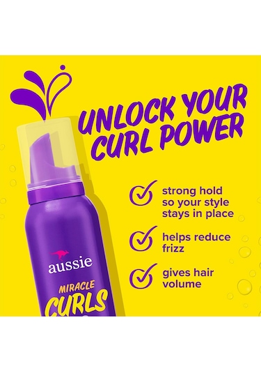 Aussie Miracle Curls Bukle Belirginleştirici Saç Köpüğü 170gr