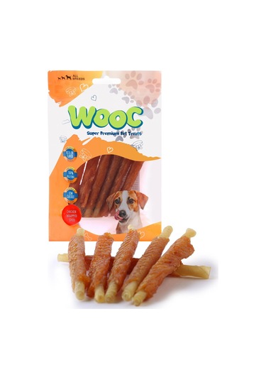 Wooc Chicken & Rawhide Stick 80 G
