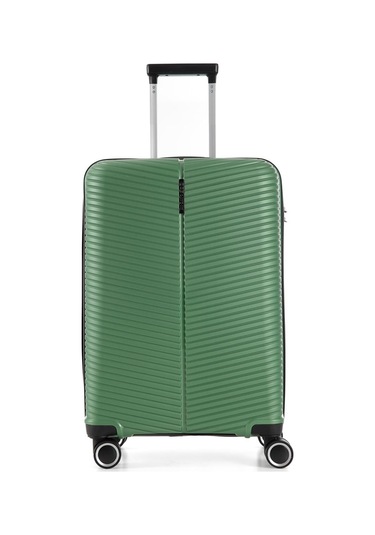 Ççs 5224 Polipropilen Orta Boy Valiz-metalik Yeşil