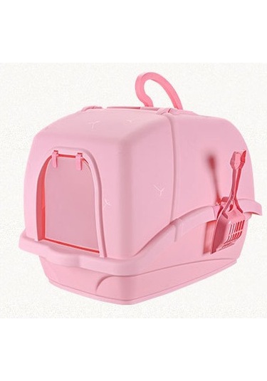 Kedi Kumu Kutusu Tamamen Kapalı Kedi Tuvaleti Taşınabilir Taşınabilir Kedi Kumu Kutusu Anti-sıçrama 2tkuyw