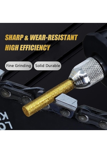 Trendooze Zincirli Titanyum Testere Testere Tekerlekleri Taş Kaplama İçin Elmas Elmas Dosya Çapak Bileyici Bileme 4.0mm Us