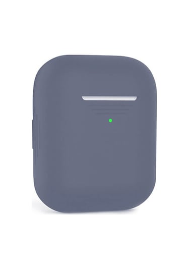 Wozlo Airpods Uyumlu 1. Ve 2. Nesil Uyumlu Silikon Koruma Kılıfı - Silikon Koruyucu Kılıf - Lavanta