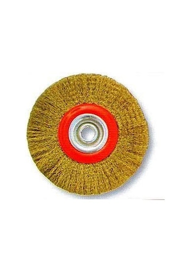 Dairesel Saçaklı Fırça Sd-175 Tel Fırça Yuvarlak Çapı:175Mm