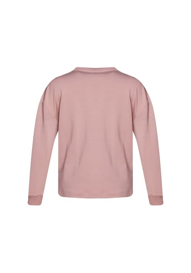 Hummel Melton Sweatshırt 922417-3325 Pembe