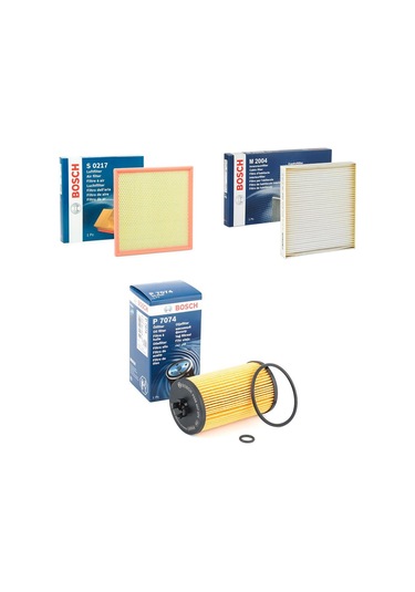 Opel Astra J 1.6 Cdtı 3'lü Filtre Seti 2014 - 2016 Bosch