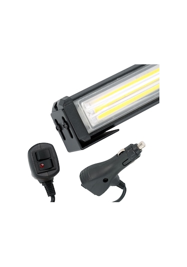 4 Ledli Offroad Led Bar 60 Cm Tepe Lamba Kumandalı 12 Animasyonlu Beyaz