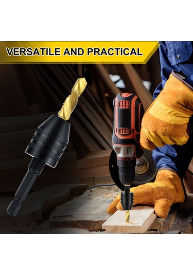 Shineyee 2 Adet Mini Boru Somunu Seti - 0.3-3.6mm Ve 0.8-8mm Çapı, Anahtarsız Tasarım, Altıgen Sap, Elektrikli Vidalama Ve Boru Aletleri İçin Uyumlu