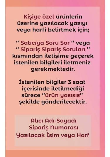 925 Ayar Gümüş Gold-rose Kaplama Rüya Serisi Cam Boyalı Harfli Şemsiye Kolye