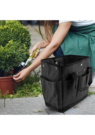 Dokuma Bahçe Alet Çantası - Bahçecilik Depolama Aracı
