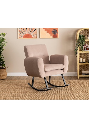 Pafu Kono Tv / Dinlenme / Baba / Emzirme Koltuğu Sallanan Sandalye - Bohem Vizon
