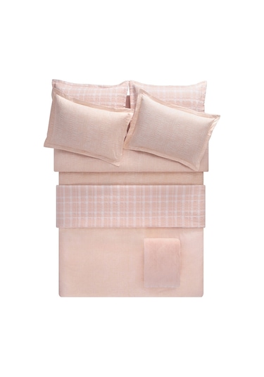 Puffy Meona Tek Kişilik 6 Parça Endless Set - Pembe
