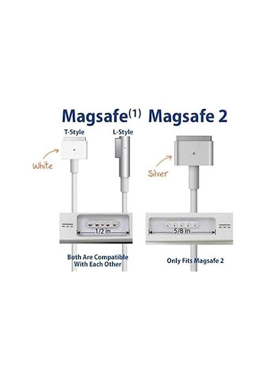 Codegen Magsafe 1 Uyumlu L-Tip 5 Pin Tamir Kablosu 45W 60W 85W Uç