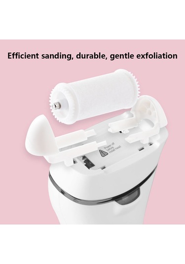 La-m269 Elektrikli Ayak Öğütücü Ayak Nasır Sökücü Pedikür Aletleri Ayak Bakım Seti Mavi Beyaz