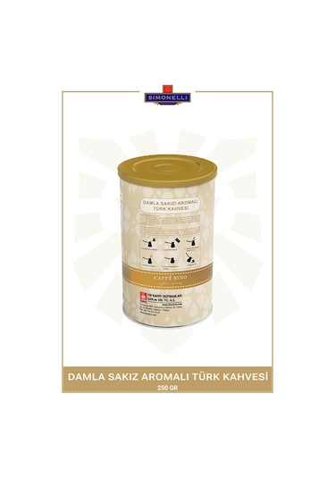 Caffe Rino Damla Sakızlı Türk Kahvesi 250 G