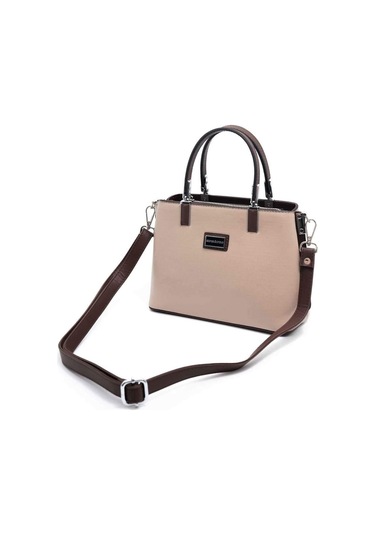 Silver Polo Kadın El Çantası 987 M105 45738 Koyu Bej Nix Kahve 45738 Koyu Bej Nix Kahve Çok Renkli