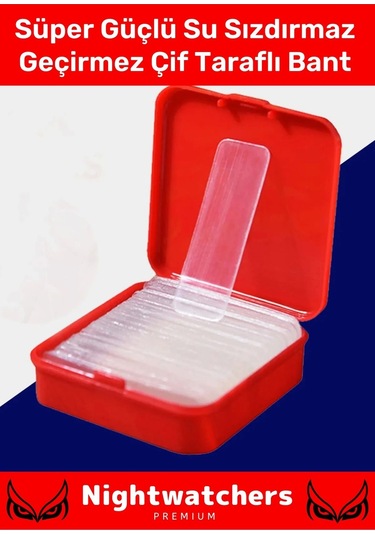 Deluxe Süper Güçlü Yapışkan Kolay Çıkarılabilir Çok Amaçlı 60 Parça Çift Taraflı Şeffaf Bant 2 Adet