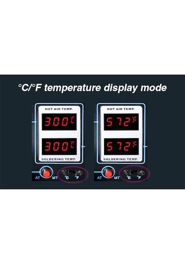 Yihua 706 Isı Ayarlı Sıcak Hava Üfleme Lehimleme Havya İstasyonu (477348297)