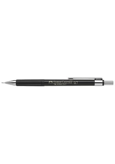 Faber-Castell TK Fine 2317 0.7 mm Siyah Versatil Kalem,Ergonomik Tasarım, Tamamen Geri Çekilebilir Uç