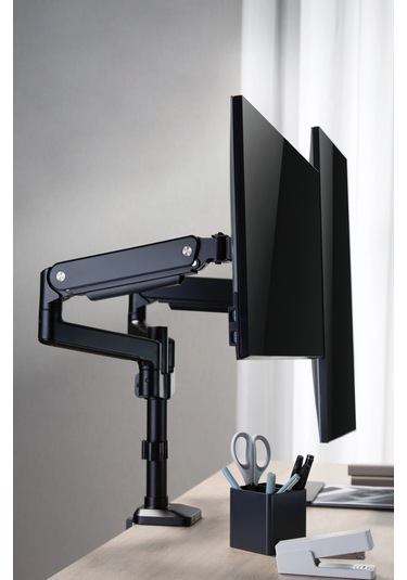 Gameon Go-2045 Gazlı Yay Çift Monitör Kolu 17" 32
