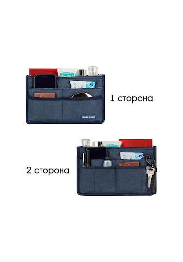 Travel Season Çanta İçi Düzenleyici, Koyu Mavi 291647447 Mavi