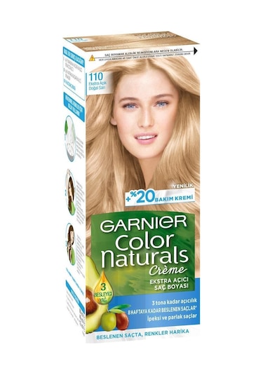 Garnier Color Naturals Saç Boyası 110 Ekstra Açık Doğal Sarı