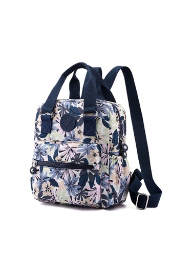 Ranyeek Oranj Çiçek Desenli Su Geçirmez Çift Çantası - El/omuz Taşıma Seçenekli, Günlük/tatil Kullanıma Uygun 22 12 27cm Çok Renkli