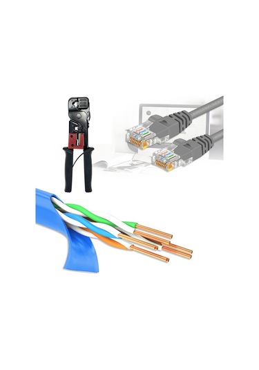 Ccgloball Quanbu 2020 Çok Fonksiyonlu Kablo Kelepçesi Rj45/12 Kristal Kafa Sıkma Aracı Ağ Kablosu Pense Telefon Hattı Çift Kullanımlı Pense