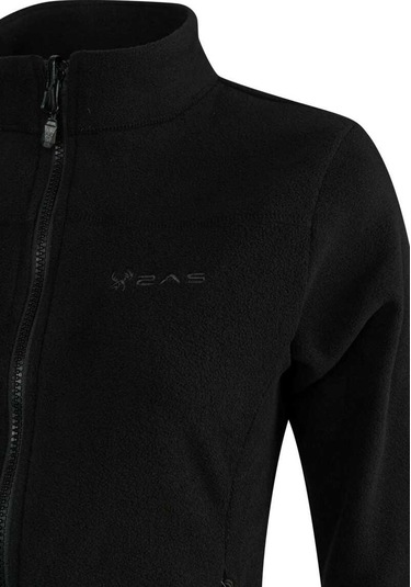 2as Cara Kadın Tam Fermuarlı İnce Polar Sweatshırt Lila