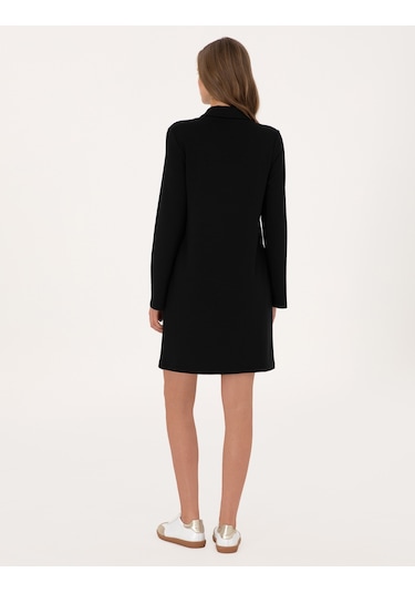 Pierre Cardin Kadın Siyah Elbise Örme 50315895-vr046 Siyah
