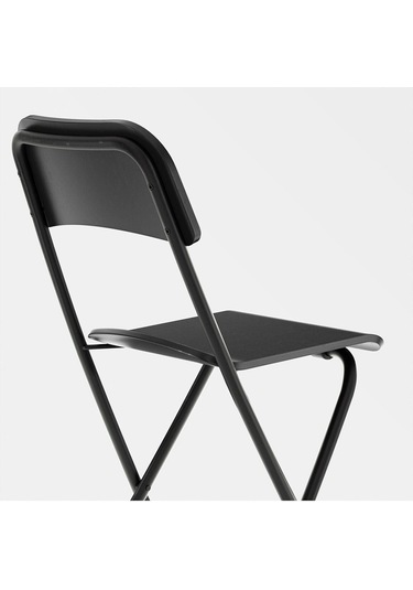 Bar Sandalyesi, Siyah Meridyen 63 Cm, Katlanabilir Bar Sandalye Siyah