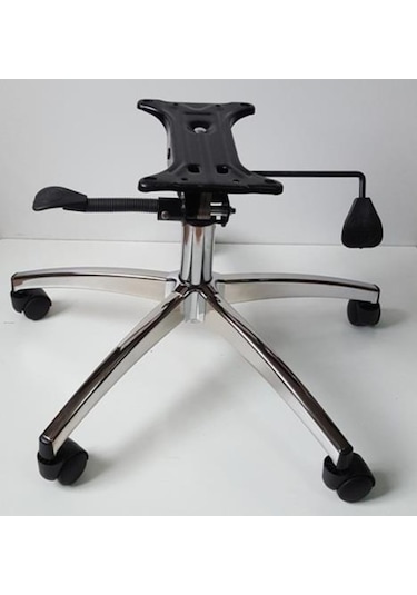 Kamusalmarket Makam Koltuğu Krom Yıldız Ayağı Çift Kollu Mekanizma 100 Lük Kro