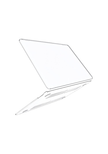 Novstrap  Macbook Air M3 Çip 13.6 İnç A3113 İle Uyumlu Parlak Kılıf + Siyah Klavye Kılıfı +film Karışık Çok Renkli