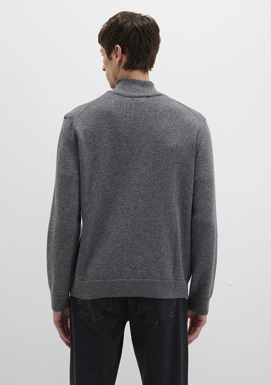 Mavi - Yün Karışımlı Grey Kazak 0710371-80024 Gri