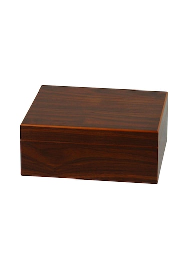 Cedar Alman Humidor Puro Kutusu Kahve 30's