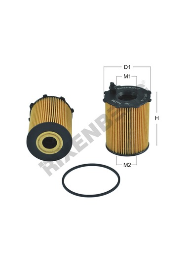 Ford Focus Fiesta 1.4-1.6 Tdcı 2004 Yağ Filtre Rxo3179-1109.s5-hu7162x-ox1712d