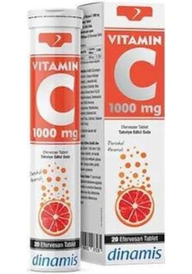 Dinamis Vitamin C 1000 Mg 20 Efervesan Tablet